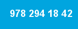 978 294 18 42 978 294 18 42